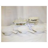 4pc Vintage Corning Ware Spice of Life Cook Ware