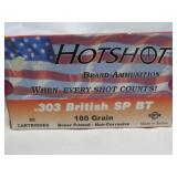 Hot Shot .303 British 180gr SP Ammunition - 20rds