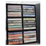 Cassette Music Collection in Carry Case Organizer
