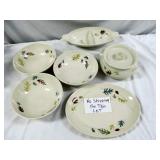 6pc Franciscan Autumn Leaves Earthen Ware