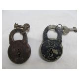 Union / Yale & Towne Antique English Locks w/ Keys