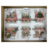 Danbury Mint Dachshund Christmas Train Set