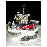 Animated Lighted Musical Christmas Train Station