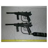 2pc Brass Eagle .68 Cal Semi Auto Paintball Guns