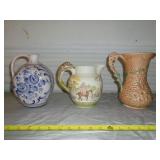 3pc Vintage Pitchers / Jugs - Wedgwood, McCoy