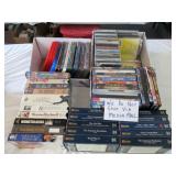 DVD's - CD's - VHS - Mixed Media Lot