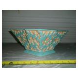 Mid-Century Italian Sgraffito Ceramic Planter Bowl
