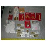USMC Insignia, Patches, Dress White Accs, Etc.