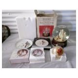 Norman Rockwell - Plates, Snow Globe, Ornament