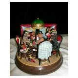 Danbury Mint Poker Playing Dachshunds Diorama
