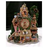 Danbury Mint Dachshund Village Collector Clock
