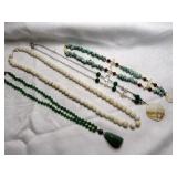 Mother of Pearl & Natural Stone Necklaces