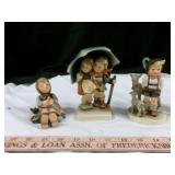 3pc Vintage Goebel West Gemany Hummel Figures