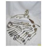 Vintage European Silver Plate Serving Utensils