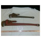 2pc Ridgid Heavy Duty 24' & 36' Pipe Wrenches