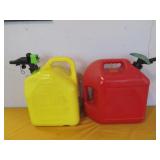 2pc 5 Gallon Fuel Containers with Safety Spouts