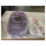 2pc NEW - Collapsible Foot Spa & Pet Litter Box