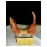 A.L. Hirsch Mid Century Weiner Dog Ceramic Planter