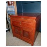 Red Lantern Rosewood Bedside / End Table