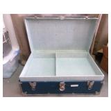 Steamer Trunk - Metal Over Wood Storage Chest