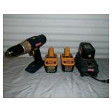 Ryobi 18V Cordless Drill w/ Batteries & Charger