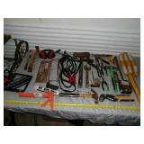 Hand Tools - Axe Head - Jumper Cables - Box Lot