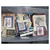Arts & Crafts - Supplies & Tools in Storage Tote