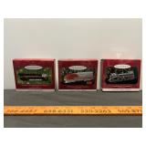 3pc Lionel Trains Hallmark Collector's Ornaments
