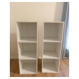 2pc Cubby Hole Organizer Shelves