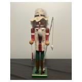 Hand Painted Wood 'Fisherman' Nutcracker