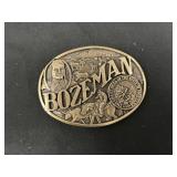 Bozeman Montana Solid Brass Belt Buckle