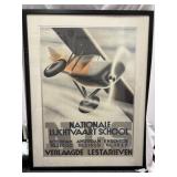 Kees van der Laan  Dutch Flying School Poster