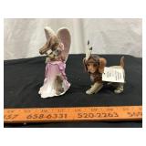 2pc Hamilton Collection Dachshund Figures