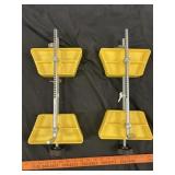 Pair of Camco Small RV Wheel Stops