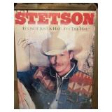 Alan Jackson Signed Framed Stetson Poster