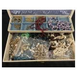 Estate Fashion & Costume Jewelry in Jewelry Box