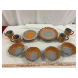 Dansk Sundial Sunset Dinner Ware - Breakfast Set