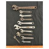 11pc Adjustable Wrenches - 4' to 12'