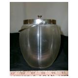 Antique Stevens & Williams Glass Biscuit Jar