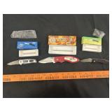 3pc Frost Cutlery Folding Knives - New in Boxes