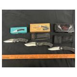 3pc Frost Cutlery Folding Knives - New Old Stock