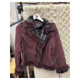 American Bazaar Lady's Faux Shearling Jacket NWT