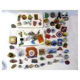 65+pc Enamel Pin Backs & Pins - Some Vintage