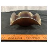 Imperial Glass Pearl Amethyst Pinch Edge Bowl