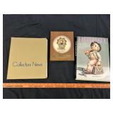 3pc Goebel Hummell Collector's Club Plaque & Books