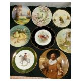 8pc Vintage & Antique European Porcelain Plates