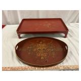 Vintage Netherlands & Japan Wood Trays