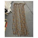 Mid Century Wood Bead Door Hang / Divider