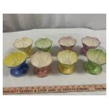 Set of 8 Maling English Lusterware Sundae Cups
