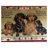 Dachshund Area Rug / Entry Rug